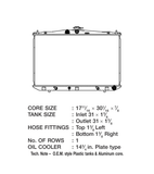 CSF Radiator With Transmission Cooler (MPN: 3687)