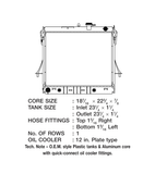 CSF Radiator With Transmission Cooler (MPN: 3720)