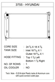 CSF Radiator With Transmission Cooler (MPN: 3755)