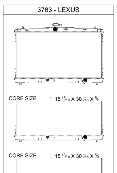 CSF Radiator With Transmission Cooler (MPN: 3763)