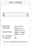 CSF Radiator (MPN: 3774)