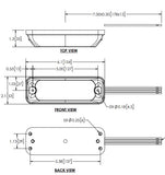 Ecco Directional LED Warning Light (MPN: 3811C)