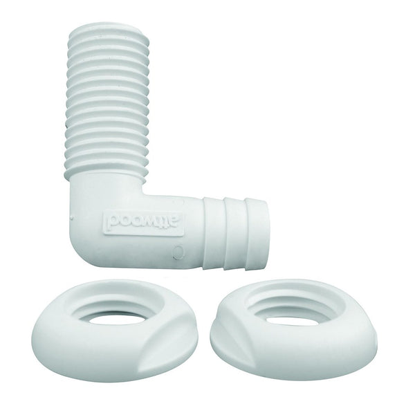 Attwood 90 Degree Thru-Hull Connector (MPN: 3877-3)