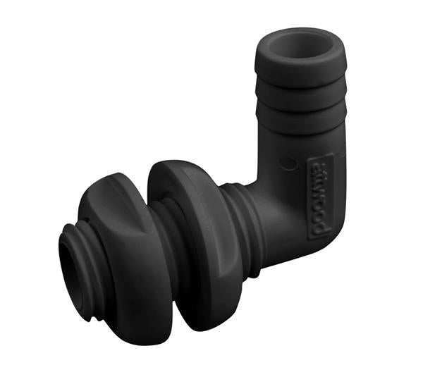 Attwood 90 Degree Thru-Hull Connector (MPN: 3880-1)