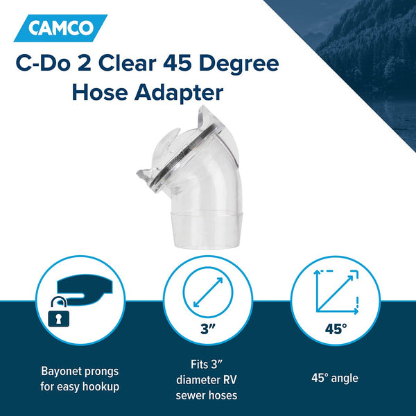 Camco Sewer Hose Connector (MPN: 39432)