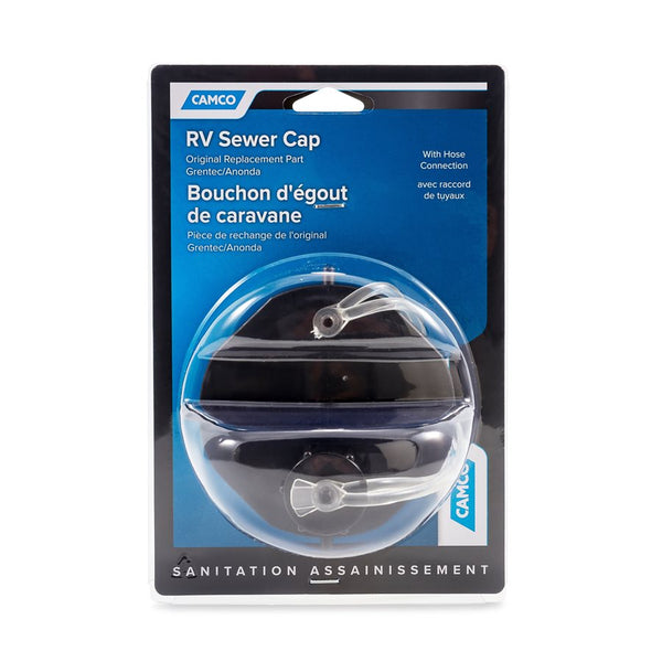 Camco Sewer Cap With Hose Connection (MPN: 39463)