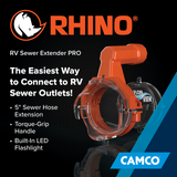 Camco Rhino RV Sewer Extender Pro (MPN: 39570)