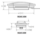 Ecco Electronic Directional LED Warning Light (MPN: 3965AB)