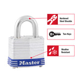 Master Lock Padlock (MPN: 3D)