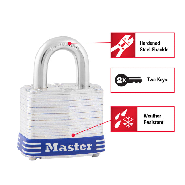 Master Lock Padlock (MPN: 3D)