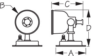 Sea Dog Reading Light (MPN: 400400-1)