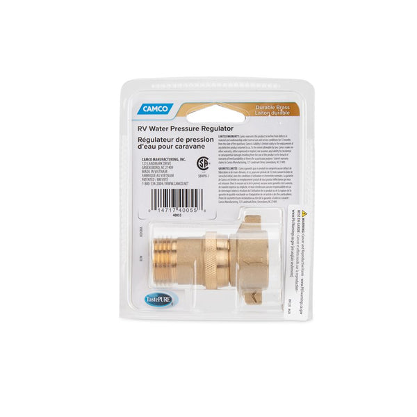 Camco Fresh Water Pressure Regulator (MPN: 40055)