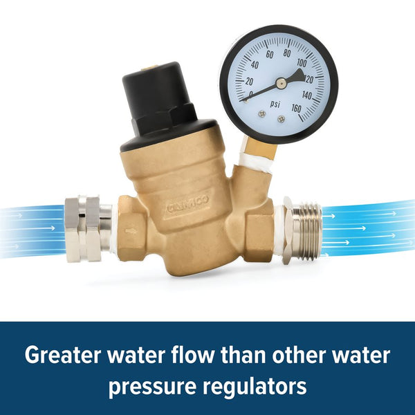 Camco RV Brass Water Pressure Regulator (MPN: 40058)