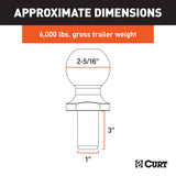 CURT Trailer Hitch Ball (MPN: 40075)