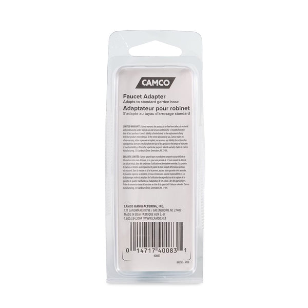 Camco Faucet Hose Adapter (MPN: 40083)