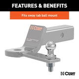 CURT Weight Distribution Hitch Sway Control Ball (MPN: 40093)