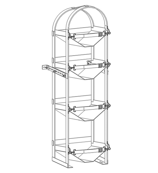 Holman Van Storage System Refrigerant Tank Rack (MPN: 40101)