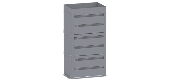 Holman Enterprises Van Storage System Cabinet (MPN: 40150)