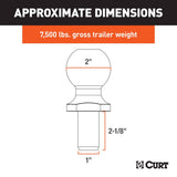 CURT Trailer Hitch Ball (MPN: 40170)