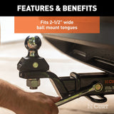 CURT RockerBall Trailer Hitch Ball (MPN: 40247)
