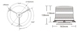 Holman Warning Light Beacon (MPN: 40422)