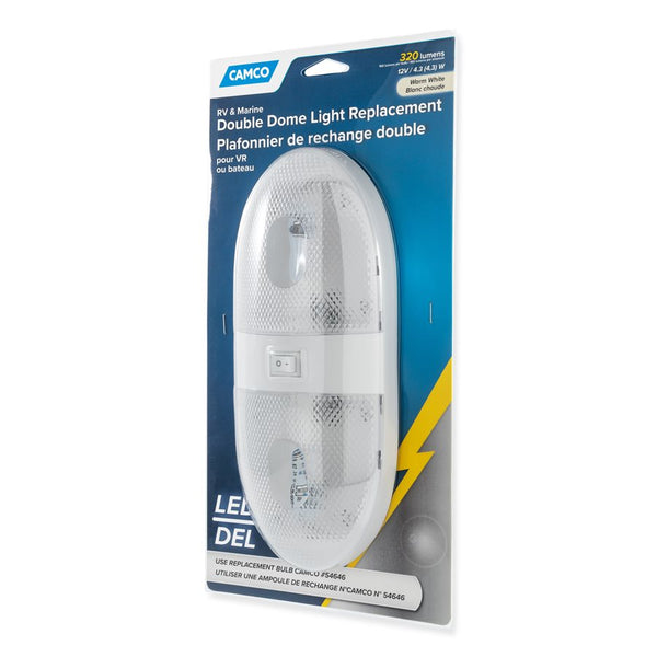 Camco LED Double Dome Light Replacement Kit (MPN: 41321)
