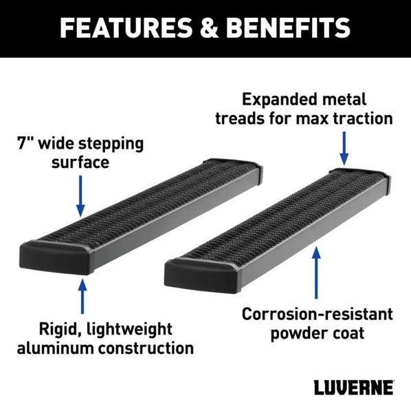 Luverne Grip Step Wheel-To-Wheel Running Board (MPN: 415098-401733)