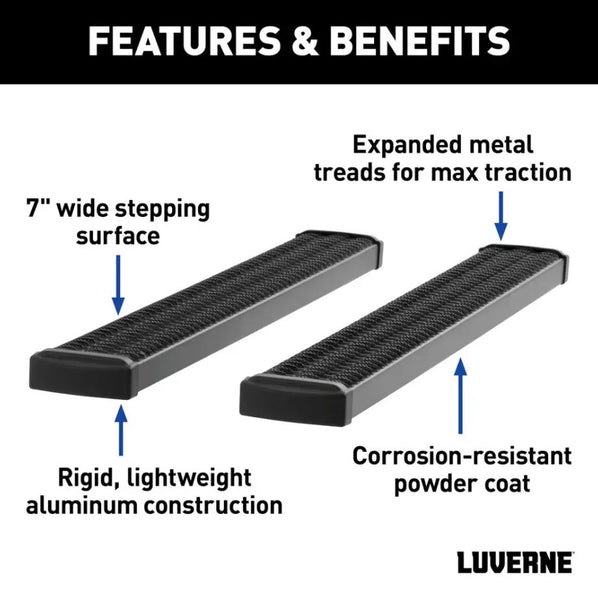 Luverne Grip Step Wheel-To-Wheel Running Board (MPN: 415114-401733)