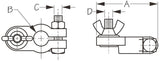 Sea-Dog Battery Terminal Wing Nut Connectors (MPN: 415210-1)