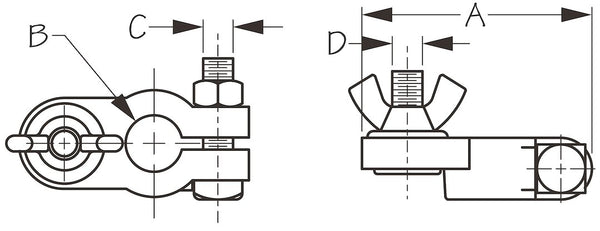Sea-Dog Battery Terminal Wing Nut Connectors (MPN: 415210-1)