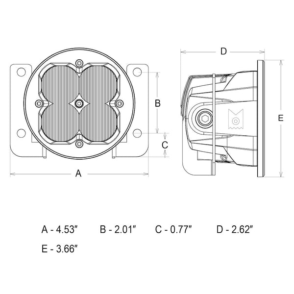 ARC Lighting Concept Series LED Fog Light (MPN: 41521)