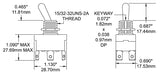 Blue Sea WeatherDeck Toggle Switch (MPN: 4155-BSS)