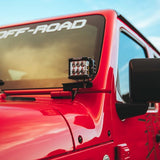 Rigid Lighting Jeep Wrangler A-Pillar Mount (MPN: 41659)