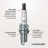 NGK Spark Plugs V-Power Spark Plug TR6 (MPN: 4177)