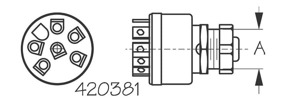 Sea-Dog Ignition Switch (MPN: 420381-1)