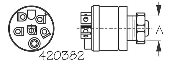 Sea Dog Ignition Switch (MPN: 420382-1)