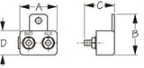 Sea Dog Inline Resettable Circuit Breaker (MPN: 420843-1)
