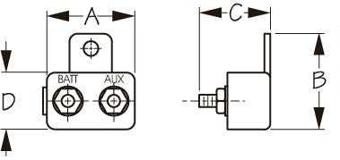 Sea Dog Inline Resettable Circuit Breaker (MPN: 420843-1)