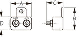 Sea Dog Inline Resettable Circuit Breaker (MPN: 420844-1)
