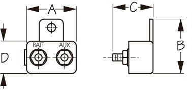 Sea Dog Inline Resettable Circuit Breaker (MPN: 420844-1)