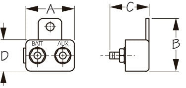 Sea Dog Inline Resettable Circuit Breaker (MPN: 420845-1)