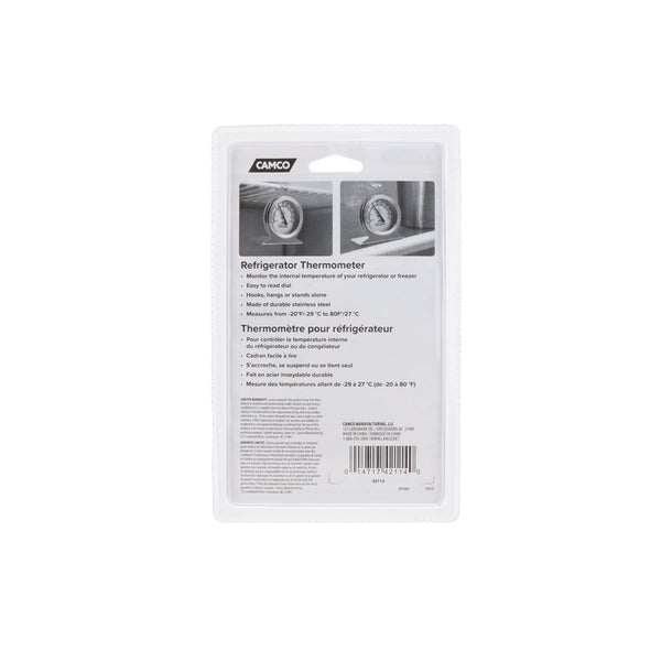 Camco Refrigerator Freezer Thermometer (MPN: 42114)