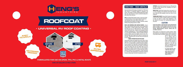 Hengs Industries Universal Roof Coating (MPN: 42128-4)