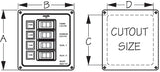 Sea Dog Rocker Switch Panel (MPN: 422010-1)