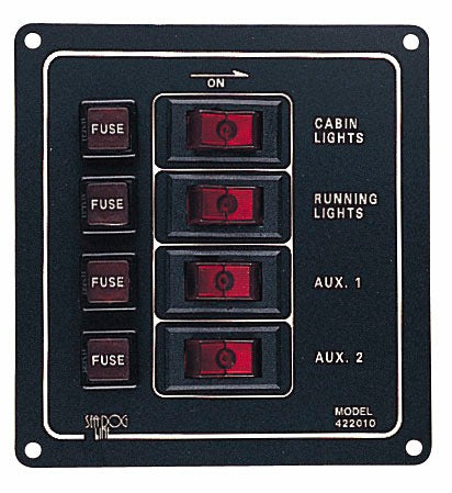 Sea Dog Rocker Switch Panel (MPN: 422010-1)