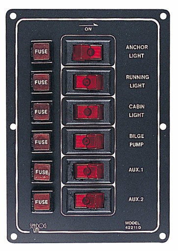 Sea Dog Rocker Switch Panel (MPN: 422110-1)