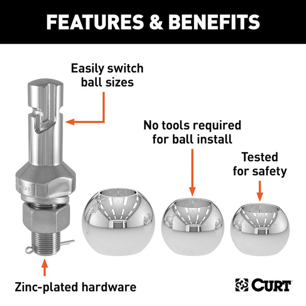 CURT Switch Ball Trailer Hitch (MPN: 42225)