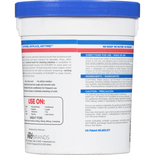 Permatex Scrubs In-A-Bucket Cleaning Towels (MPN: 42274)