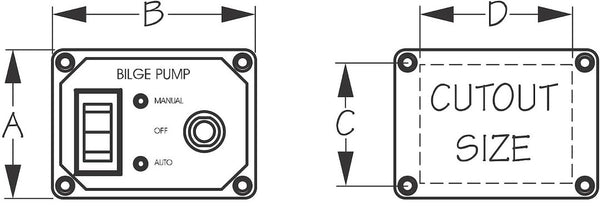 Sea Dog Bilge Pump Switch (MPN: 423040-1)