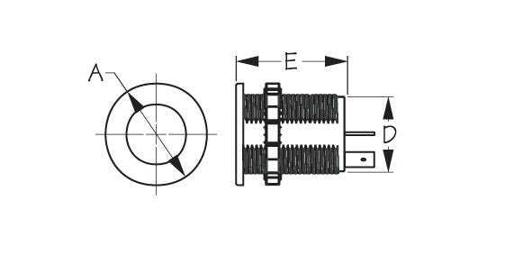 Sea Dog Power Port Socket (MPN: 426115-1)